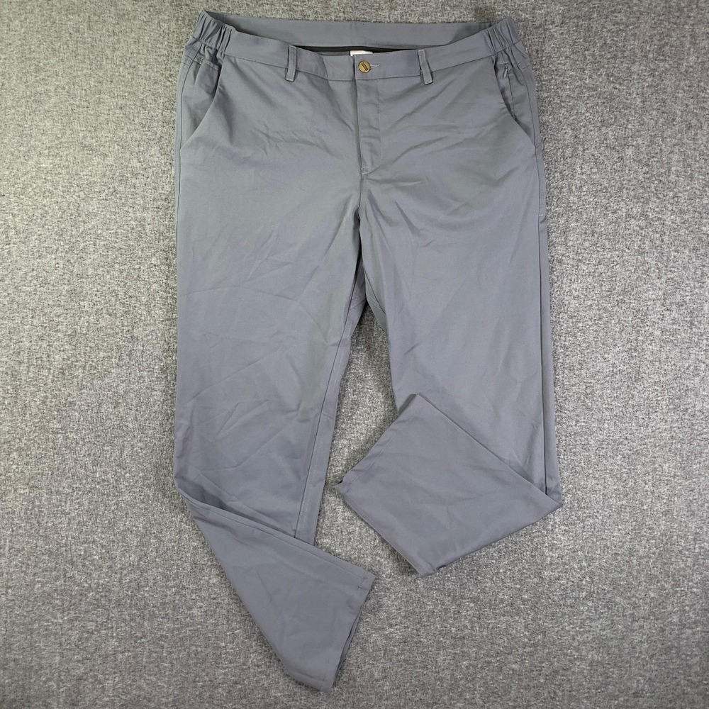 Barbell Apparel Pants Men 40x32 Gray Performance Stretch Athletic Modern